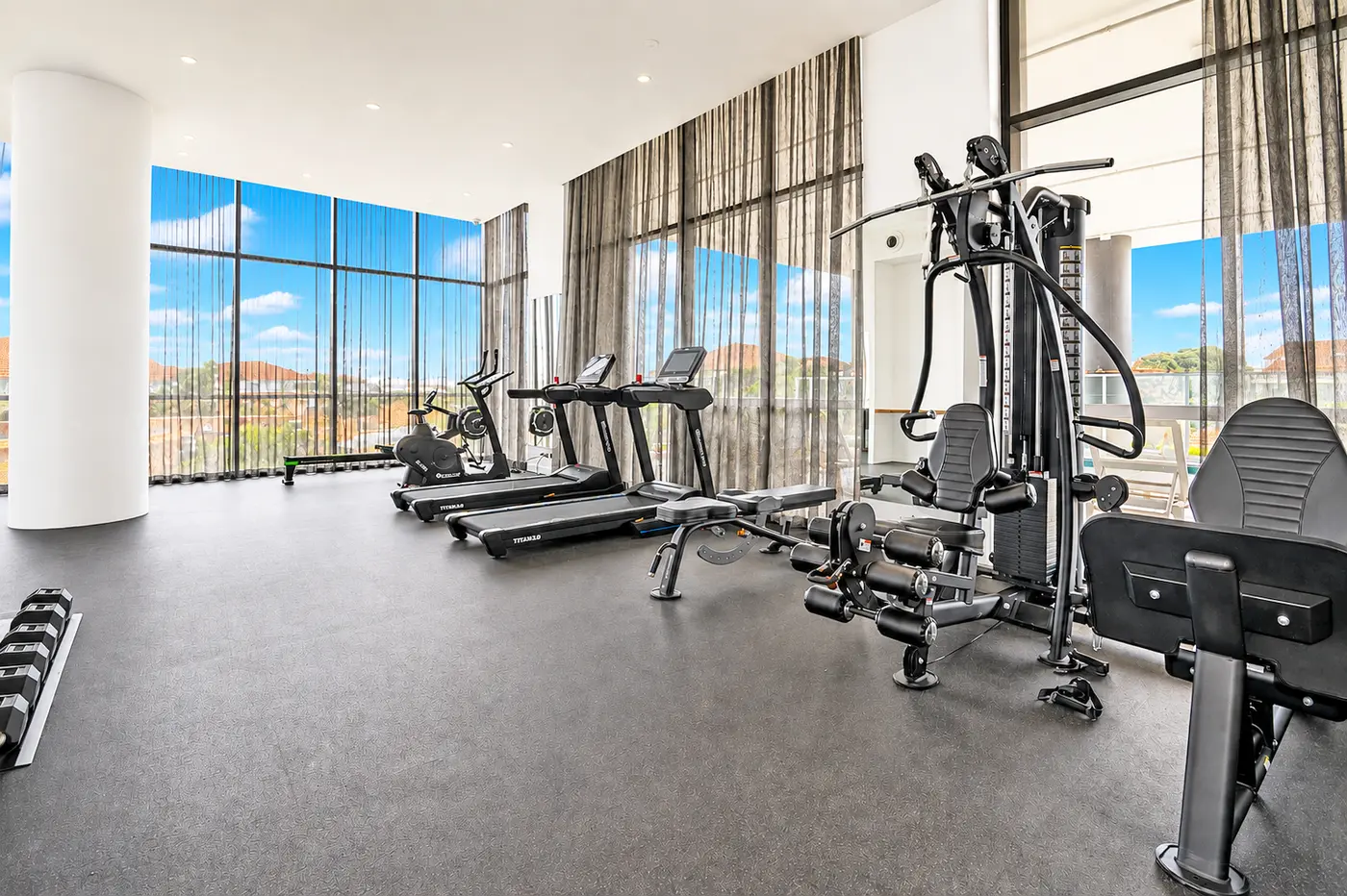 Completed Boutique residents gym